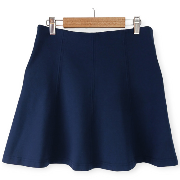 Southern Tide SZ XS Navy Women's Skater Skirt Front Zip Pockets $98 - Picture 6 of 7